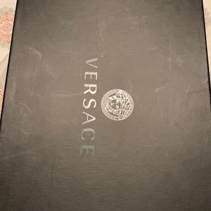 embroidered-logo espadrilles from Versace Kids featuring yellow, back